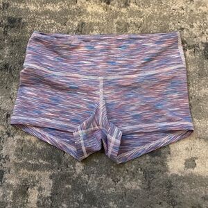 Fleo OG CrossFit shorts, SZ XS, purple & blue